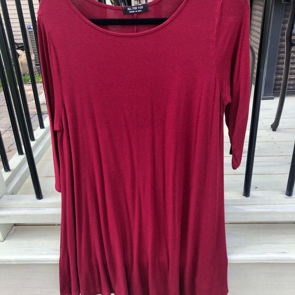 Long Sleeve T-Shirt Dress